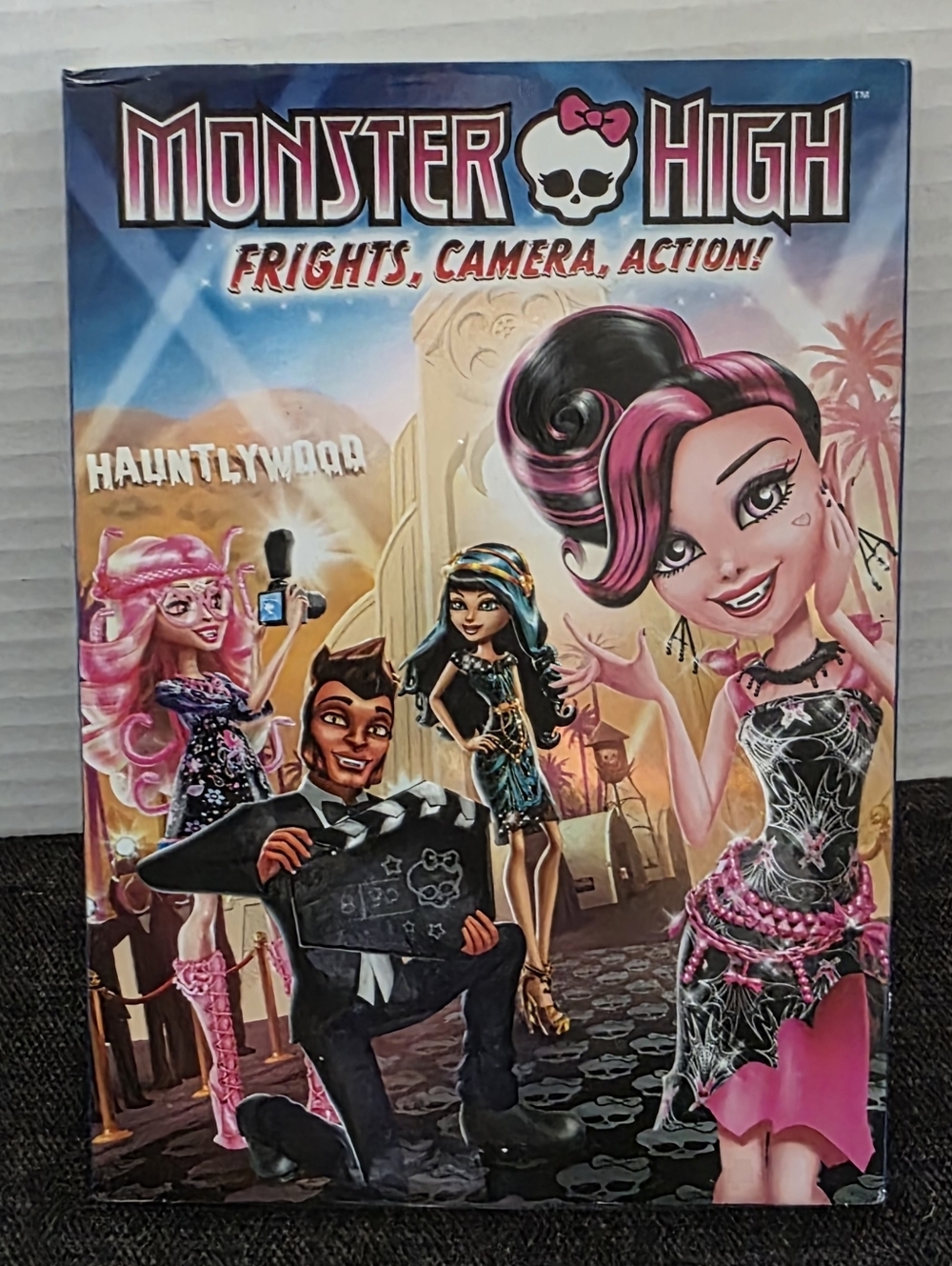 NIP Monster High "Frights, Camera, Action!" DVD - Pink & Black Cover